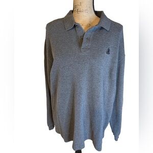 Men’s Izod shirt large long sleeve knitted